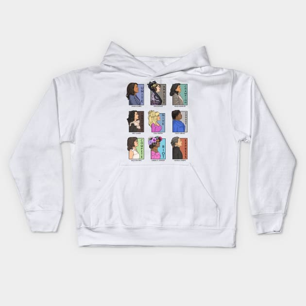 She Series - Real Women Version 3 Kids Hoodie by KHallion